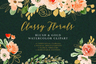 Classy Florals - Watercolor Clipart Review
