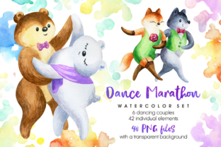Dance Marathon Watercolor Animals Set Review