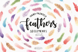 Feather Elements Watercolor Illustrations Review