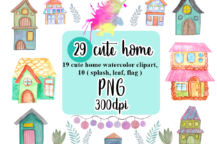 Home Watercolor Clipart & Illustrations Review