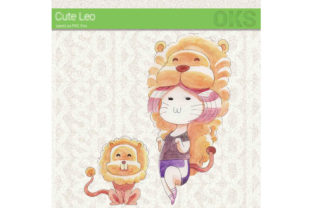 Leo Zodiac Sign Watercolor Illustrations