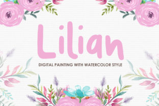 Lilian Watercolor Floral Style Clipart Review