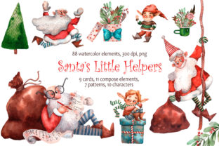 Santa s Little Helpers - Watercolor Set Review