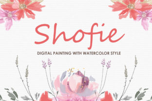 Shofie Watercolor Floral Clipart & Illustrations