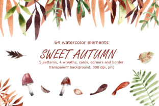 Sweet Autumn Watercolor Illustrations Review