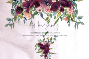 Watercolor Burgundy Flowers: Pro Illustrations Review