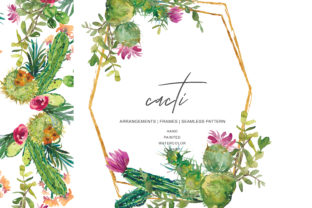 Watercolor Cactus Clip Art: An Embroidery Review