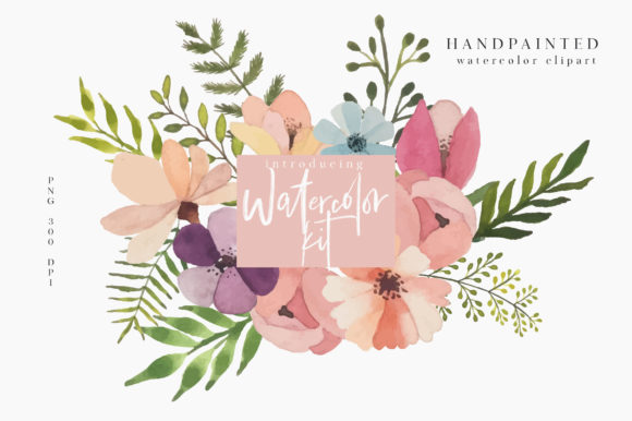 Watercolor Kit: Fresh Illustrations for Design