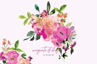 Watercolor Magenta and Blush Clipart Review