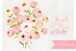 Watercolor Peach and Pink Flower Review