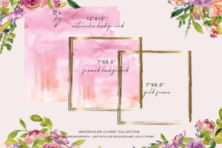 Watercolor Peach Pink Rose Clipart Review