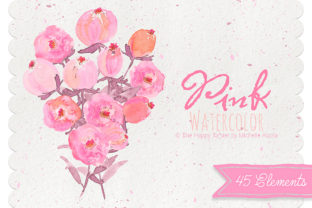 Watercolor Pink Flower Clipart Review