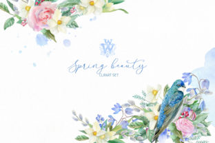 Watercolor Spring Bouquets Illustrations Review