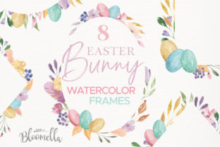 Watercolour Easter Flower 8 Frames Clipart Review