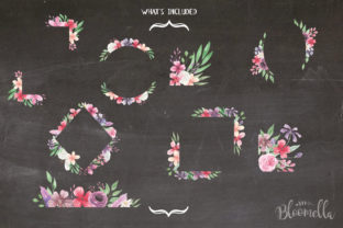 Watercolour Flower 8 Frames Clipart Review