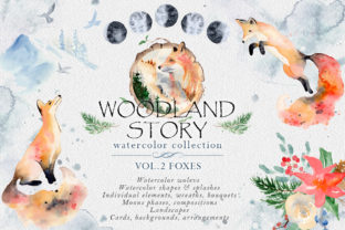 Woodland Story Vol.2 Foxes Illustrations